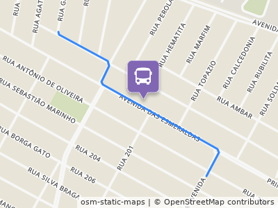 Mapa da parada
