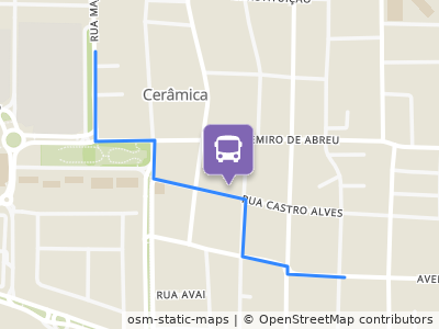 Mapa da parada