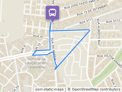 Mapa da parada