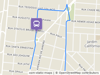 Mapa da parada