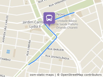 Mapa da parada