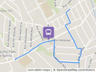 Mapa da parada