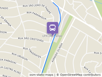 Mapa da parada