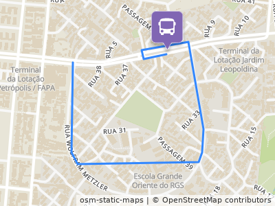 Mapa da parada