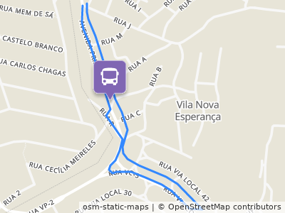 Mapa da parada