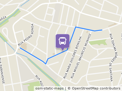 Mapa da parada
