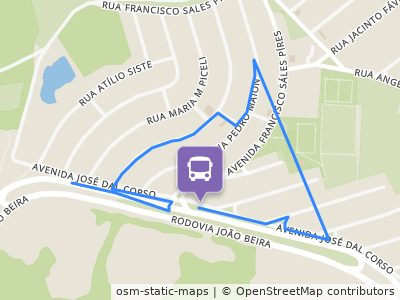 Mapa da parada