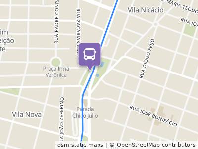 Mapa da parada