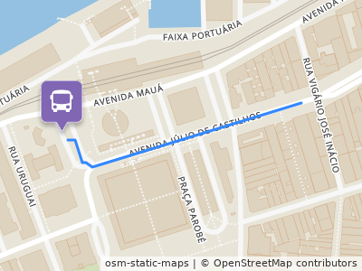 Mapa da parada