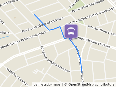 Mapa da parada
