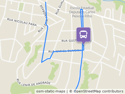 Mapa da parada