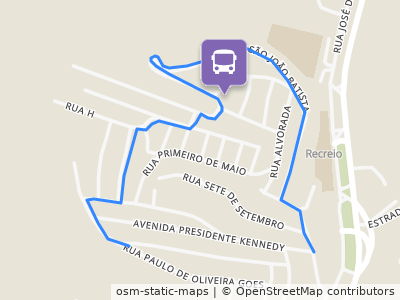 Mapa da parada