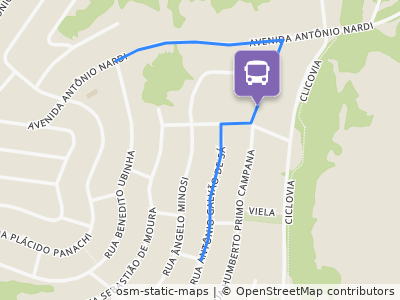 Mapa da parada