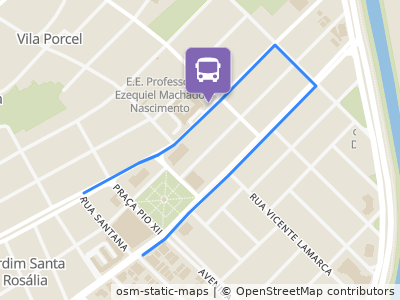 Mapa da parada