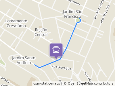 Mapa da parada