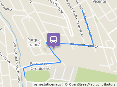 Mapa da parada