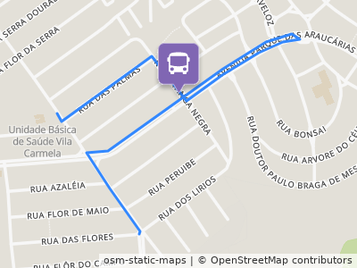 Mapa da parada