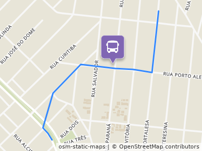 Mapa da parada