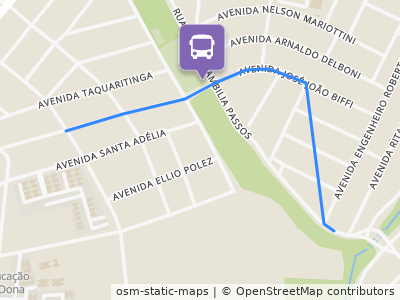 Mapa da parada
