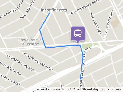 Mapa da parada