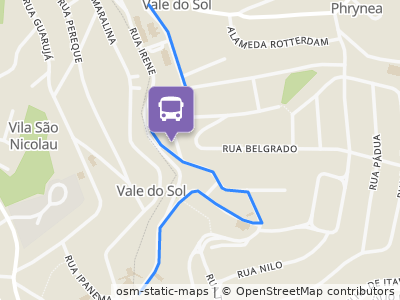 Mapa da parada