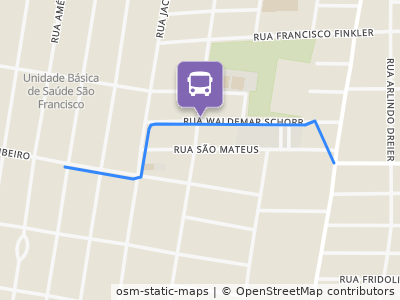 Mapa da parada