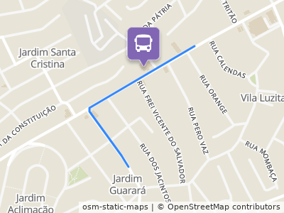 Mapa da parada