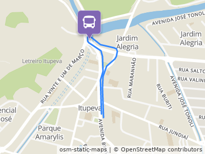 Mapa da parada