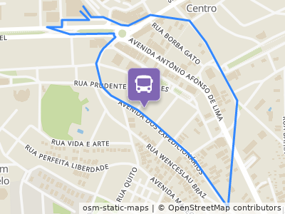 Mapa da parada