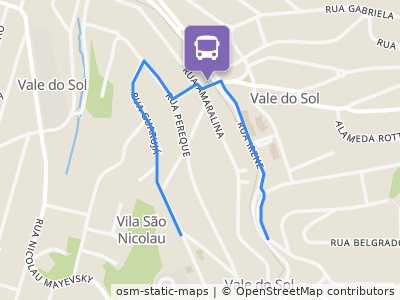 Mapa da parada