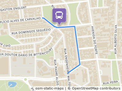 Mapa da parada