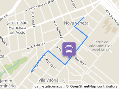 Mapa da parada