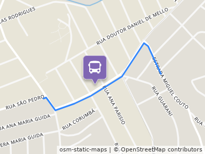 Mapa da parada