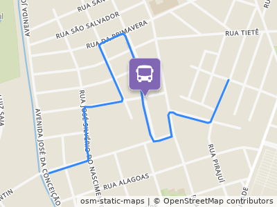 Mapa da parada