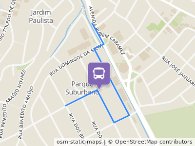 Mapa da parada