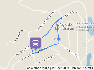 Mapa da parada