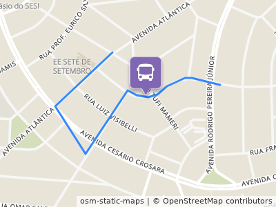 Mapa da parada