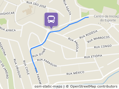 Mapa da parada