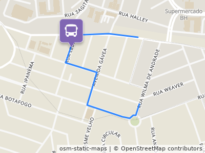 Mapa da parada