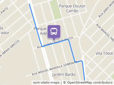 Mapa da parada