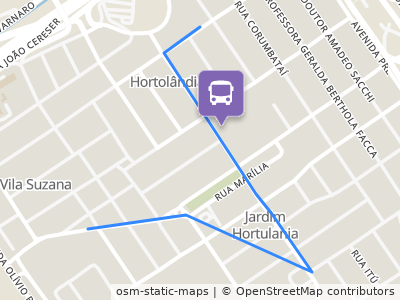 Mapa da parada