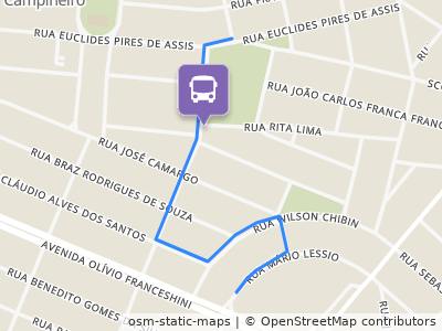 Mapa da parada