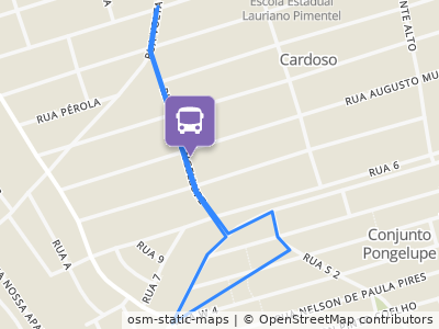 Mapa da parada
