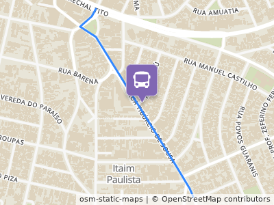 Mapa da parada
