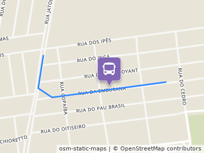 Mapa da parada