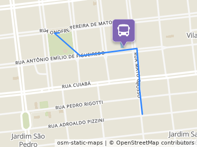 Mapa da parada