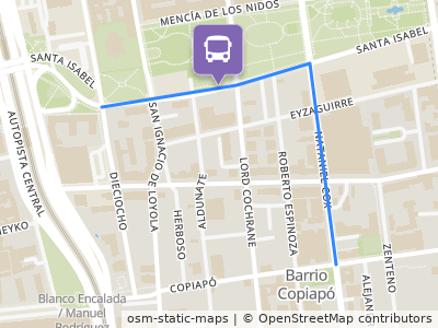 Mapa da parada