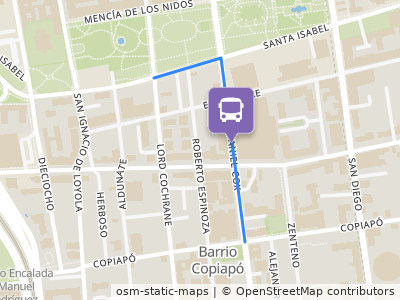 Mapa da parada