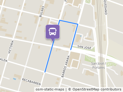 Mapa da parada
