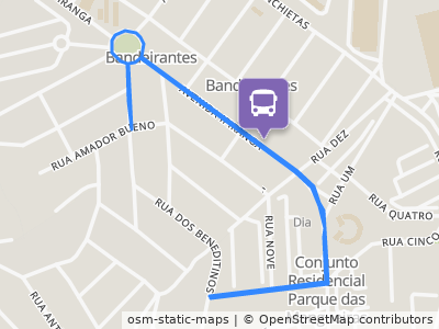 Mapa da parada